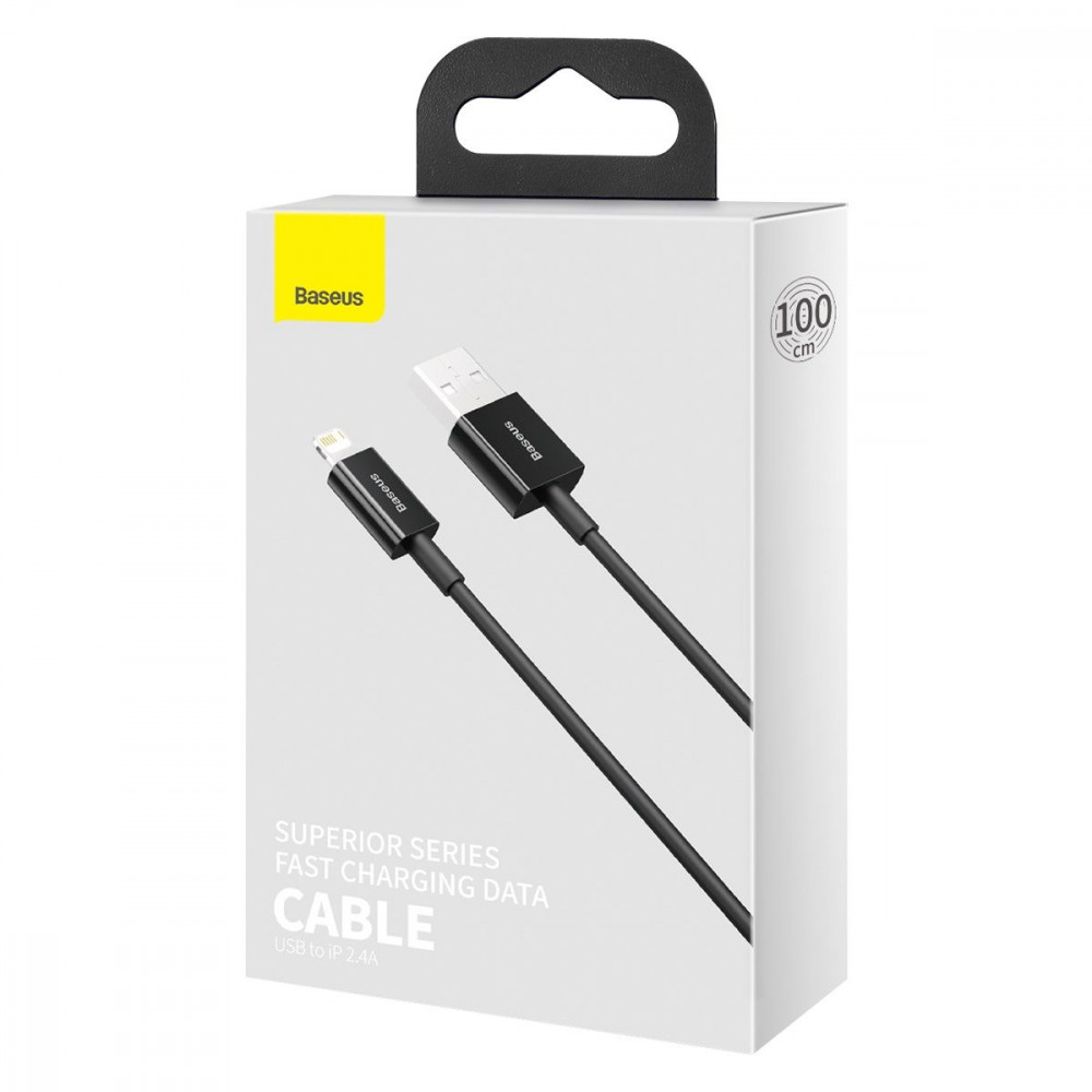 Кабель Baseus Superior Series Fast Charging Lightning 2.4A (1m) white