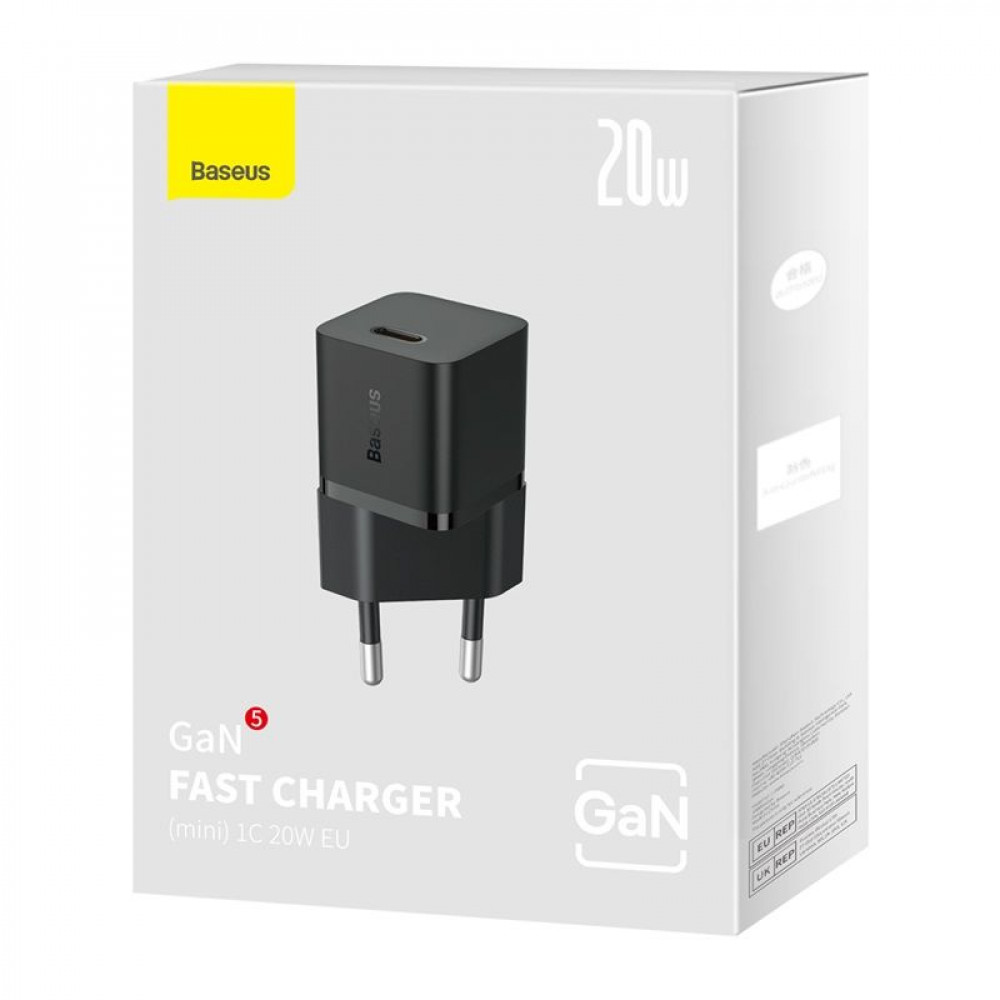 СЗУ Baseus GaN5 Mini Fast Charger 20W (Type-C) - фото 1