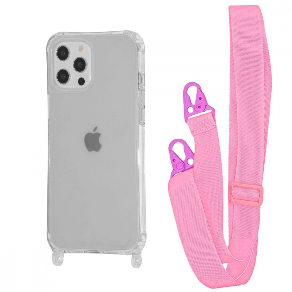 Чехол WAVE Clear Case with Strap iPhone 12/12 Pro - фото 7