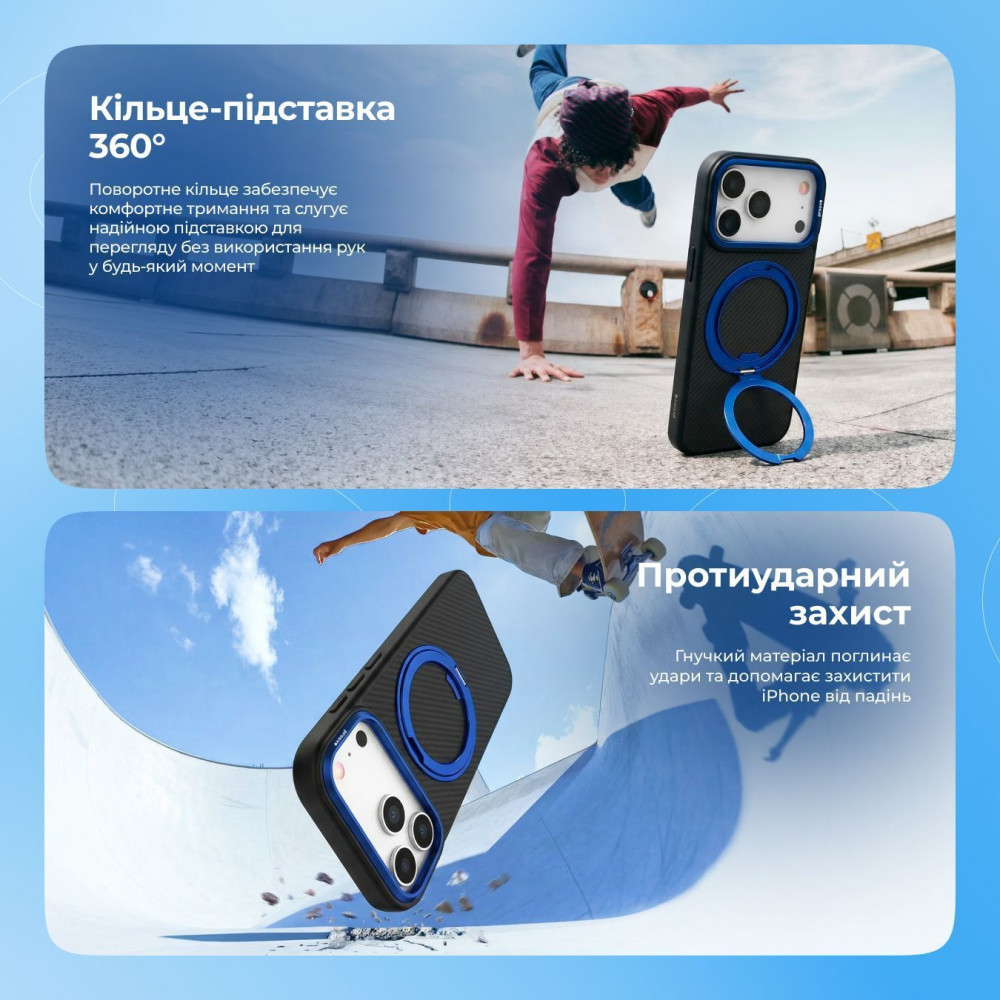 Чехол Proove Reinforce Case with Magnetic Ring iPhone 15 Pro - фото 6