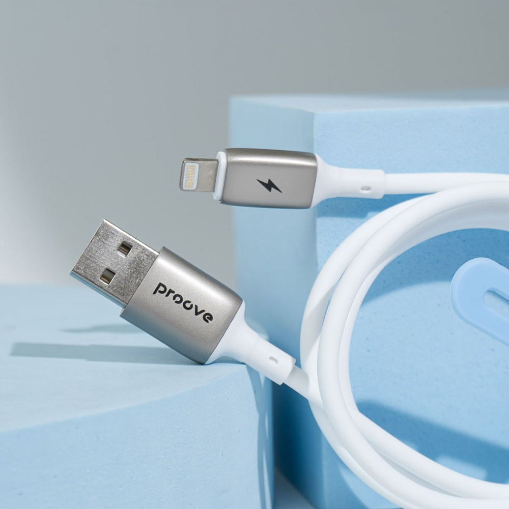 Кабель Proove Flex Metal USB to Lightning 2.4A (1m) — Придбати в Україні - фото 4