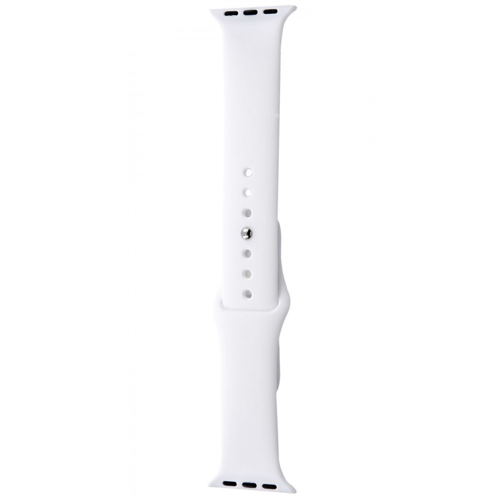 Ремешок Apple Watch Sport Band 42/44/45/46/49 mm (S/M & M/L) 3pcs white (6702) Белый на картинке №1