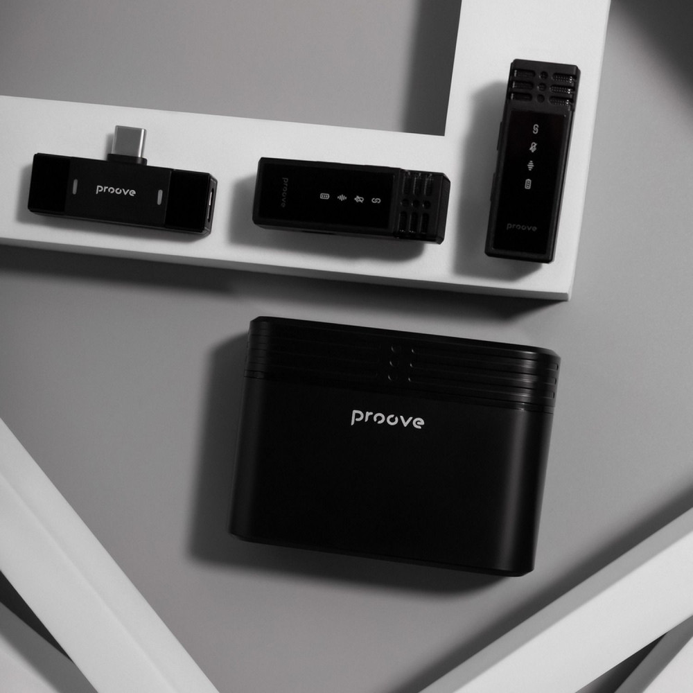 Бездротовий петличний мікрофон Proove Record Type-C + Lightning — Придбати в Україні - фото 5
