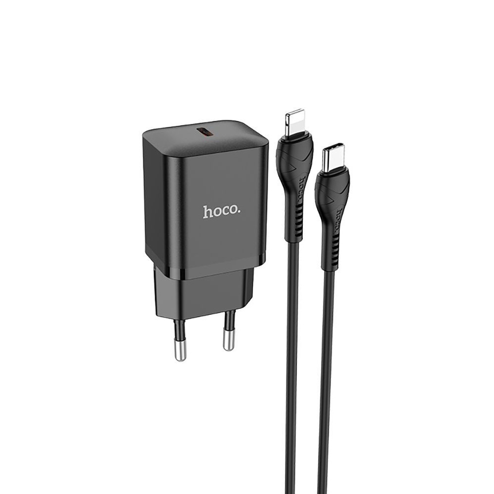 МЗП Hoco N27 Innovative 20W (1 Type-C) + Кабель Type-C to Lightning — Придбати в Україні - фото 6