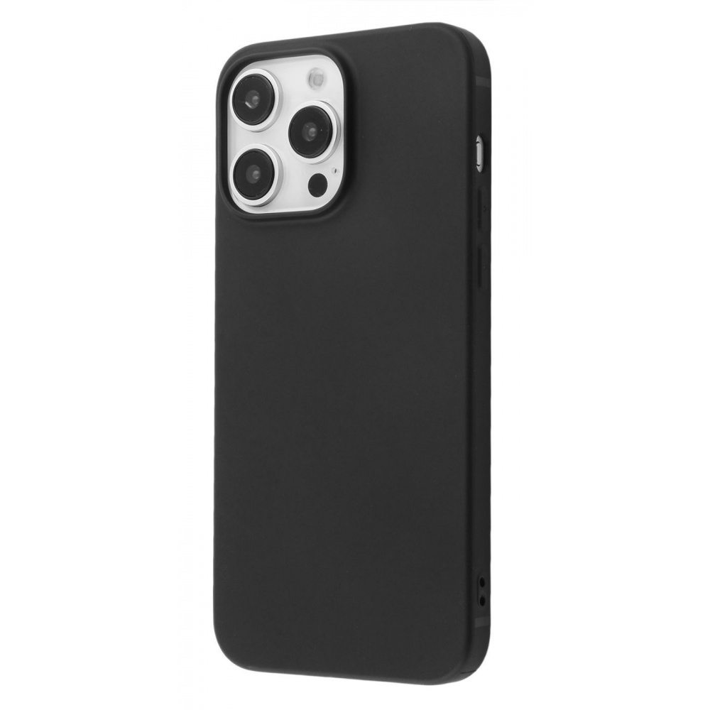 Чохол Силікон 0.5 mm Black Matt iPhone 15 Pro Max — Придбати в Україні