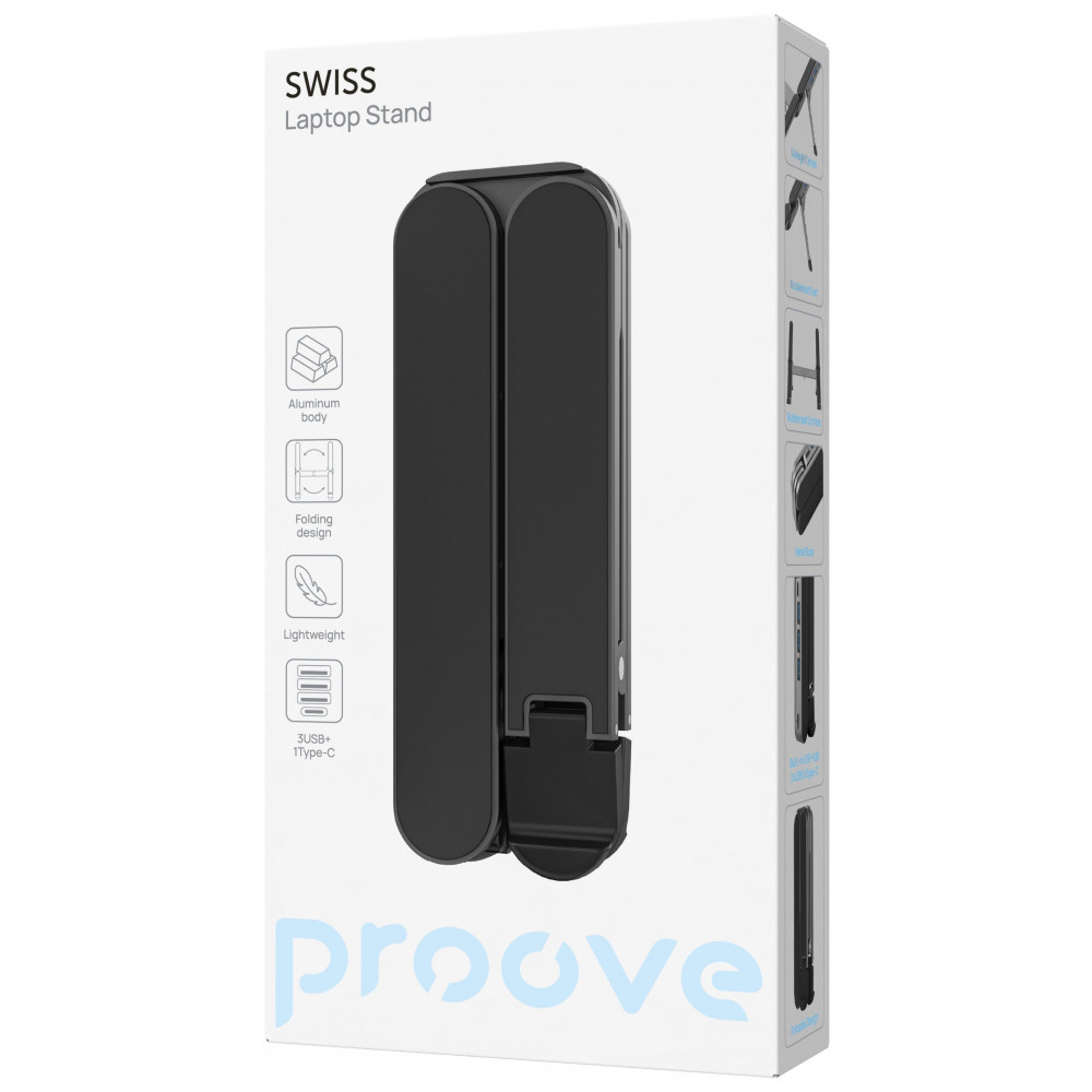 Подставка для ноутбука Proove Swiss silver (LSSW00322004) Серебристый на картинке №2
