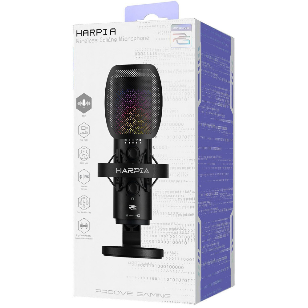 Ігровий мікрофон Proove Gaming Harpia black (WMHR00022001) Чорний на малюнкі №2
