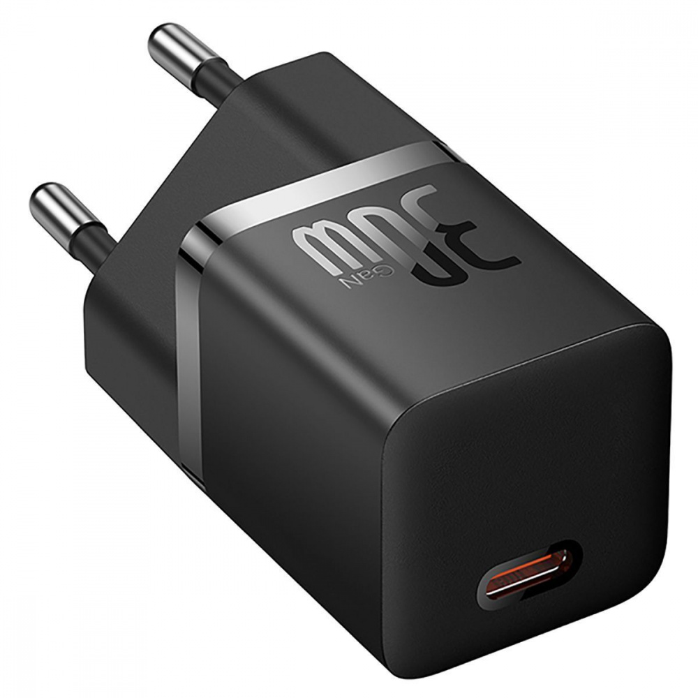 СЗУ Baseus GaN5 Mini Fast Charger  Type-C 30W (With Cable Type-C  to Type-C 100W 1m) - фото 8