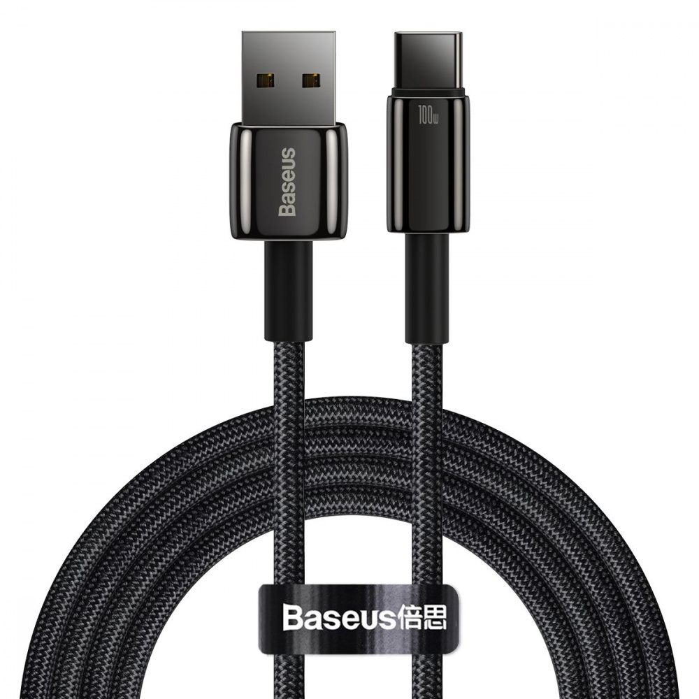 Кабель Baseus Tungsten Gold Fast Charging USB to Type-C 100W (2m)