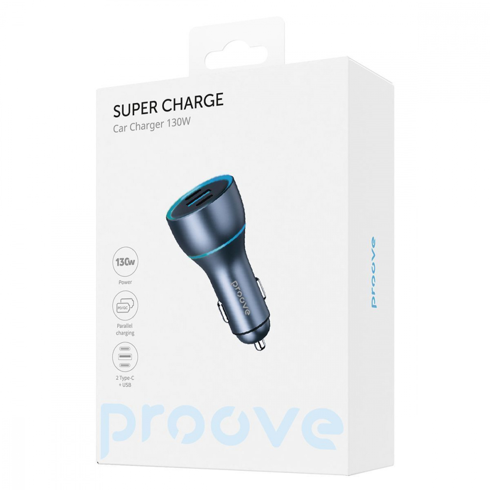 АЗП Proove Super Charge 130W (2 Type-C + USB) — Придбати в Україні - фото 1