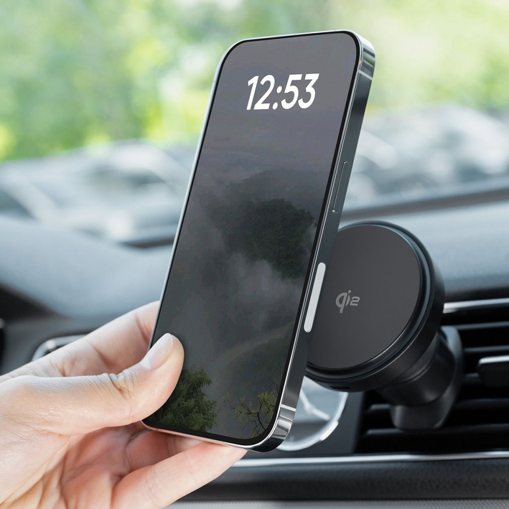 Автомобільний тримач з Бездротовим ЗП Proove Light Circle Qi2 15W — Придбати в Україні - фото 7