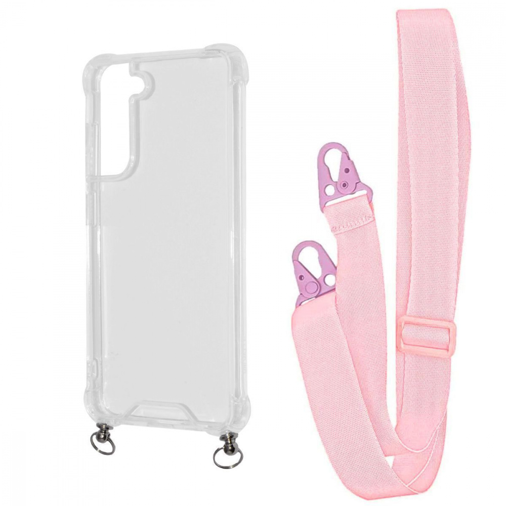 Чохол WAVE Clear Case with Strap Samsung Galaxy S21 FE (G990B) — Придбати в Україні