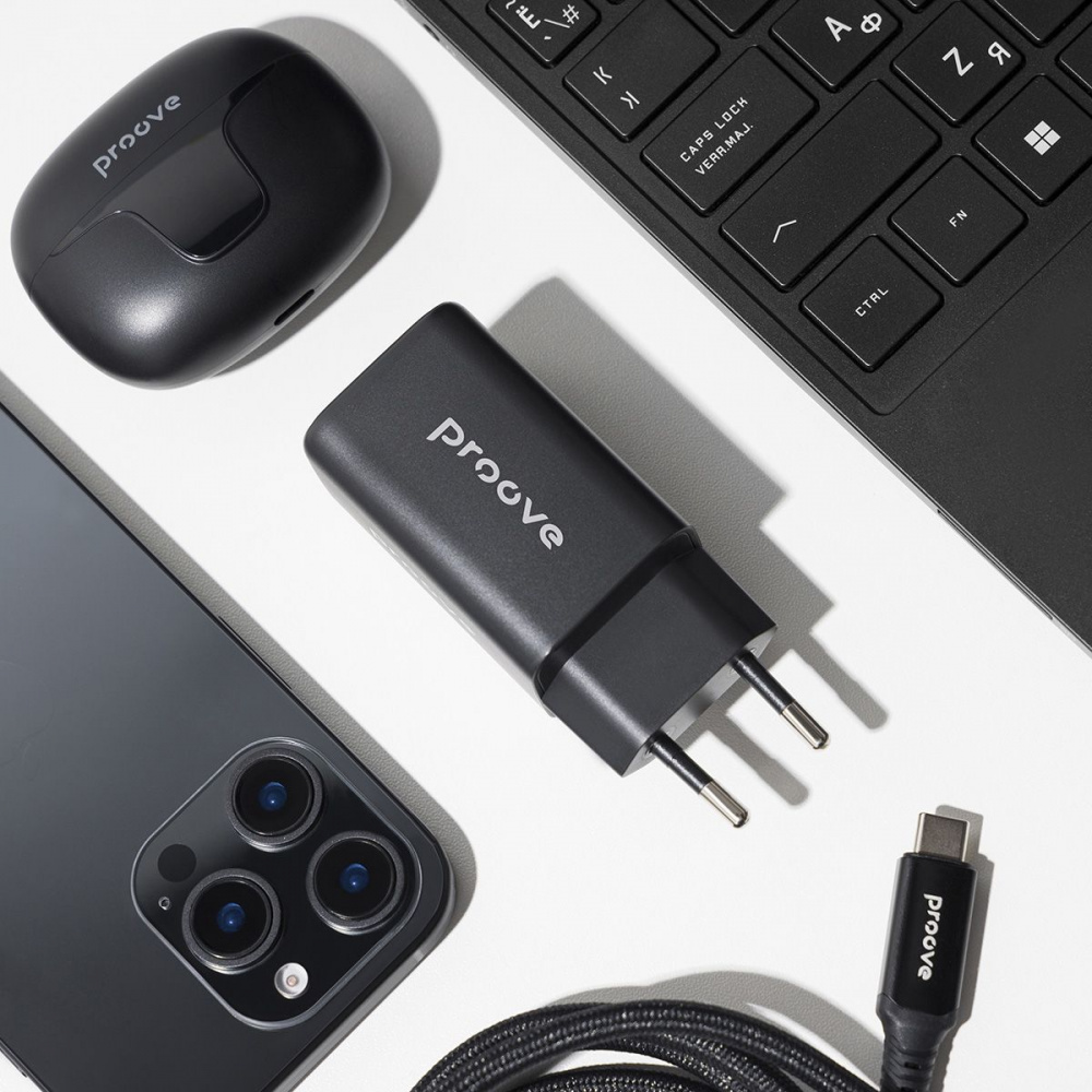 МЗП Proove Pocket GaN 65W (2Type-C + USB) — Придбати в Україні - фото 13