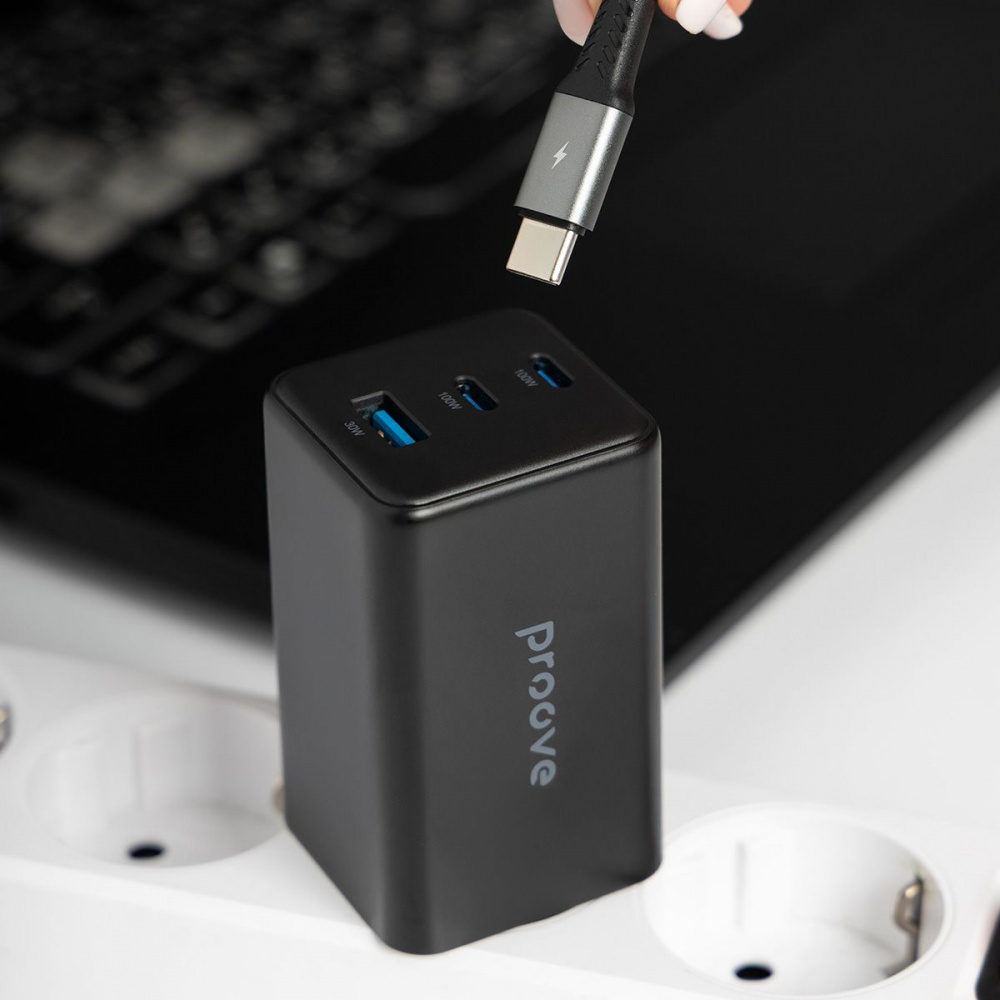 МЗП Proove Pocket GaN 65W (2Type-C + USB) — Придбати в Україні - фото 12