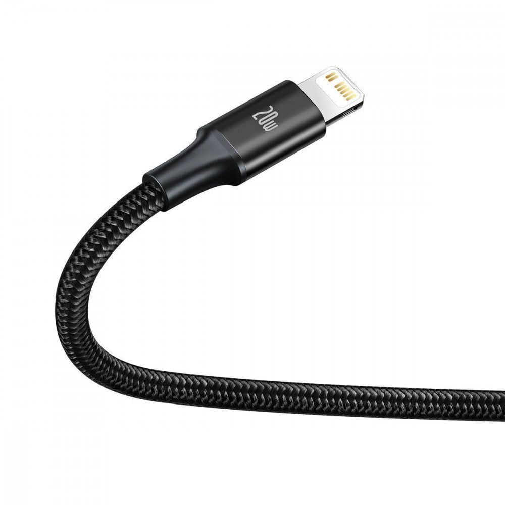 Кабель Baseus Rapid Series 3 in 1 Fast Charging Type-C to Micro USB+Lightning+Type-C 20W (1.5m) — Придбати в Україні - фото 4