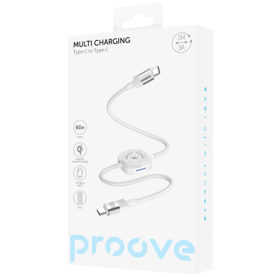 Купить Кабель Proove Multi Charging Type-C to Type-C 60W 61341 - Ncase