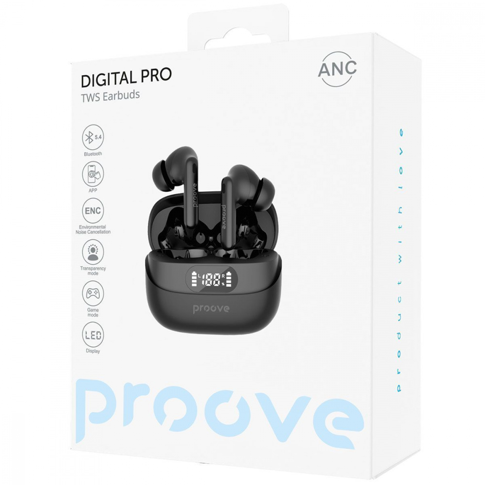 Бездротові навушники Proove Digital Pro TWS with ANC (APP) — Придбати в Україні - фото 1