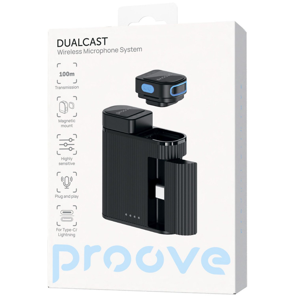 Беспроводной петличный микрофон Proove DualCast - фото 1