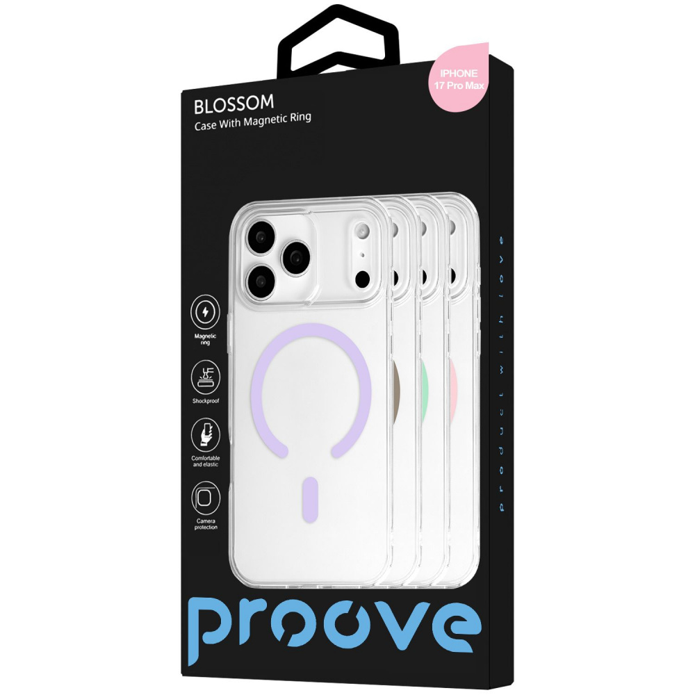 Чохол Proove Blossom Case with Magnetic Ring iPhone 17 Pro Max — Придбати в Україні - фото 1