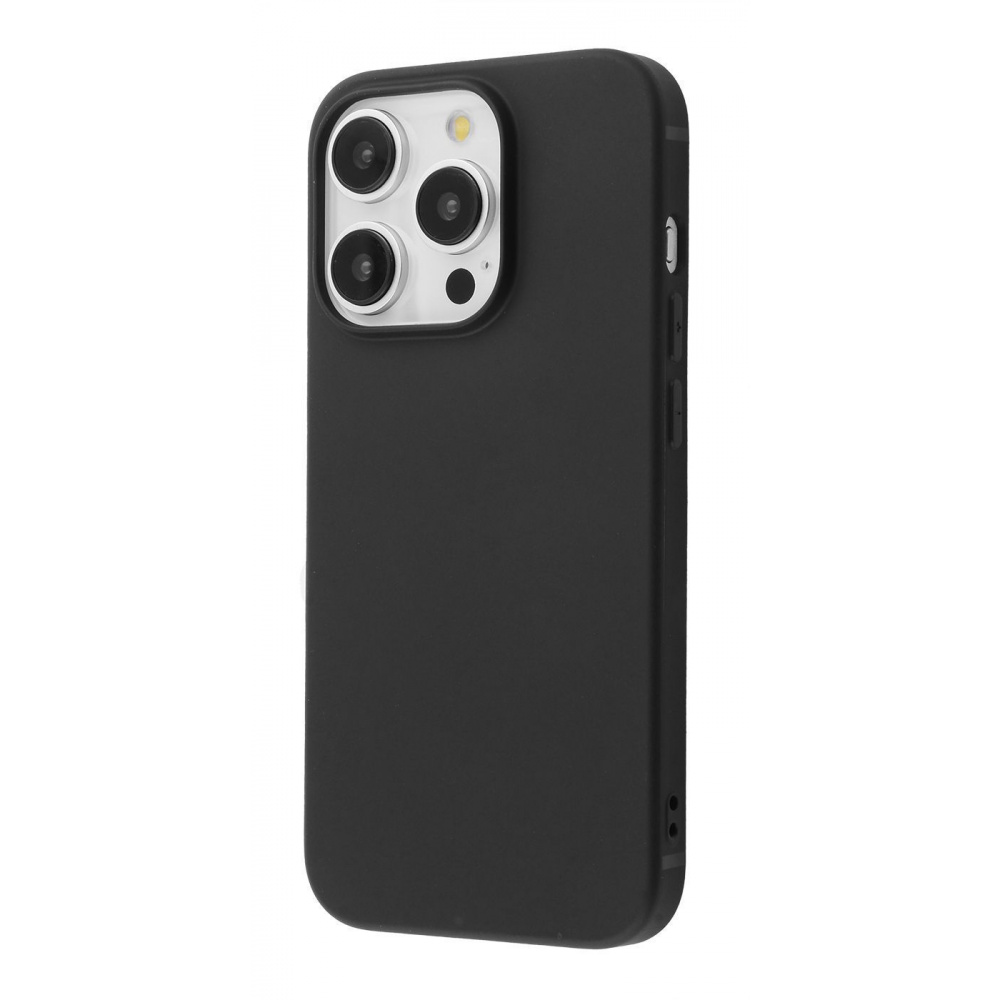 Чохол Силікон 0.5 mm Black Matt iPhone 15 Pro — Придбати в Україні