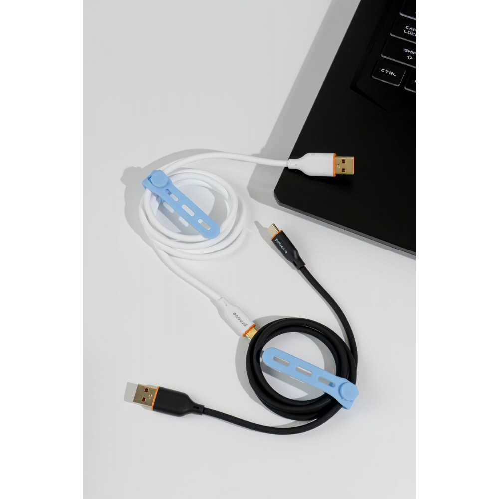 Кабель Proove Jelly Silicone USB to Type-C 3A (1m) - фото 1
