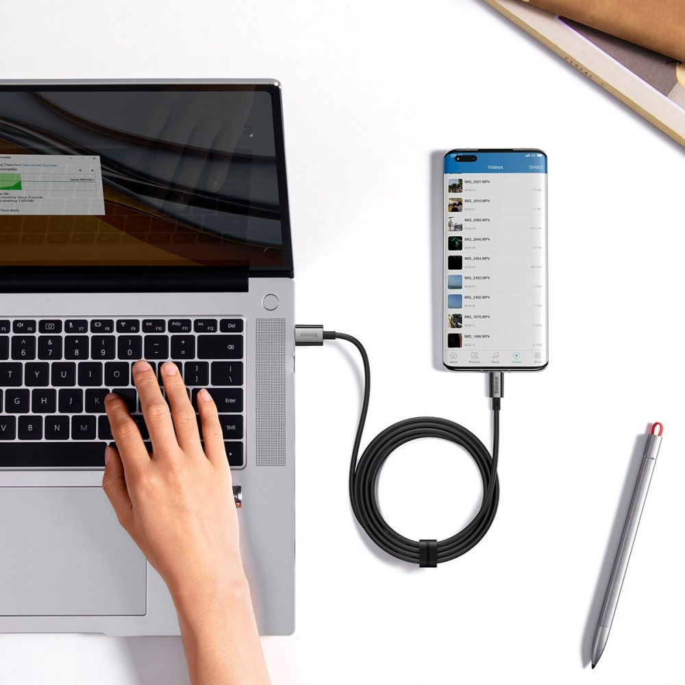 Кабель Baseus Superior Series Fast Charging Data Type-C 100W (1,5m) — Придбати в Україні - фото 7