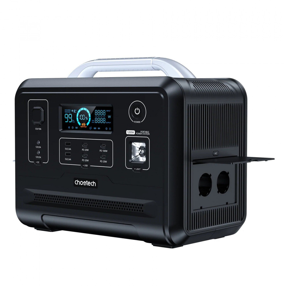 Портативна зарядна станція Choetech 1200W — Придбати в Україні - фото 3