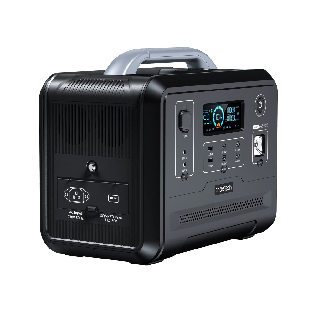 Портативна зарядна станція Choetech 1200W — Придбати в Україні - фото 4