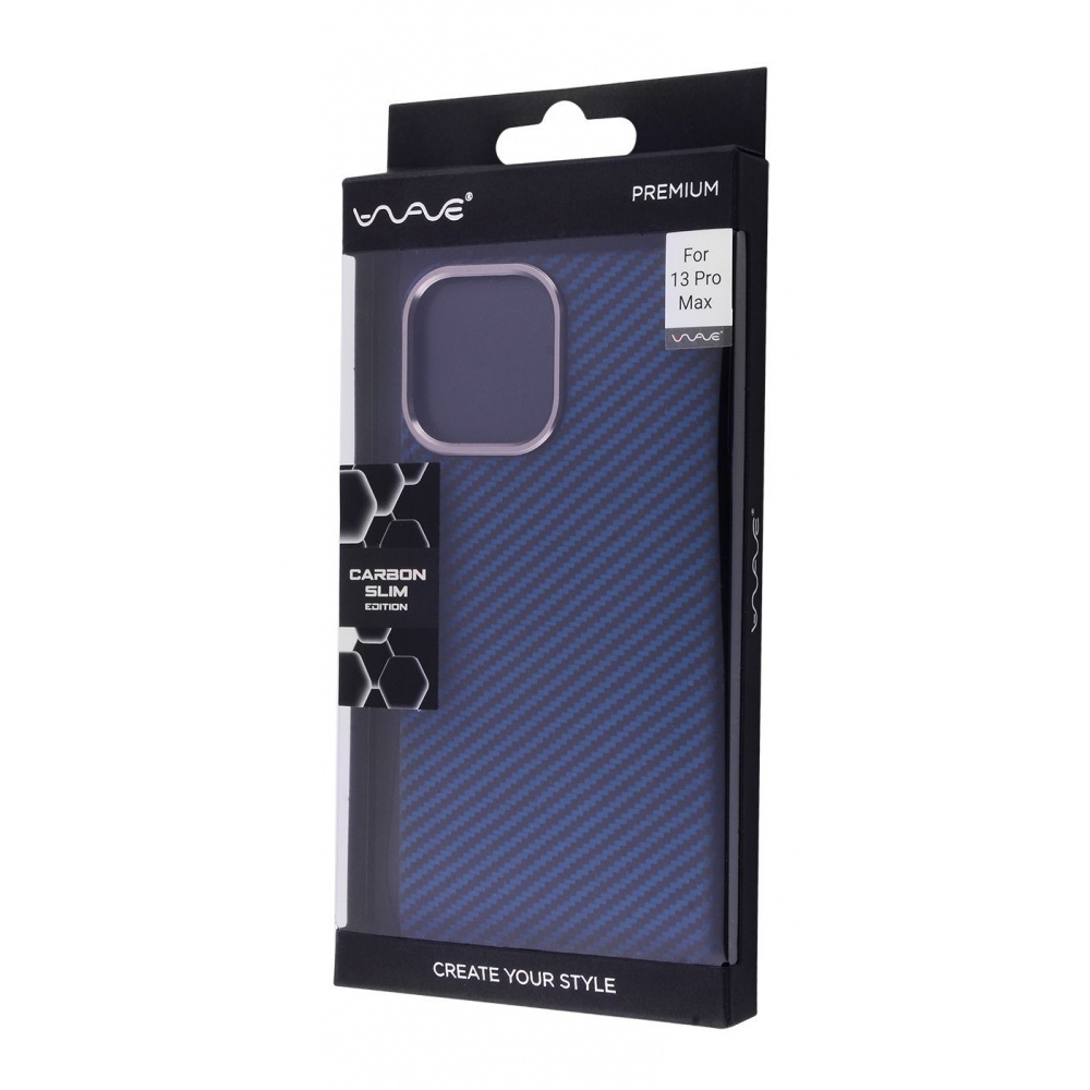 Чехол WAVE Premium Carbon Slim with Magnetic Ring iPhone 13 Pro Max - фото 1
