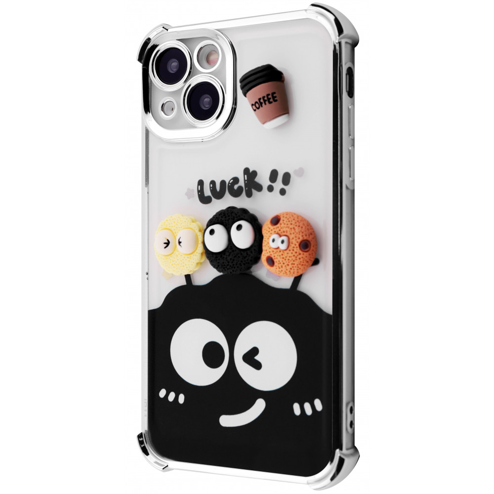 Чехол WAVE Winkie iPhone 14 silver/splash на картинке №1