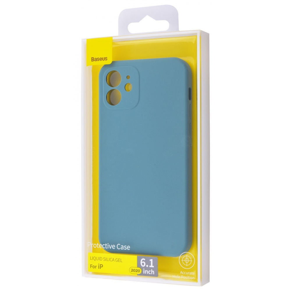 Чохол Baseus Liquid Silica Gel Protective Case iPhone 12 — Придбати в Україні - фото 1