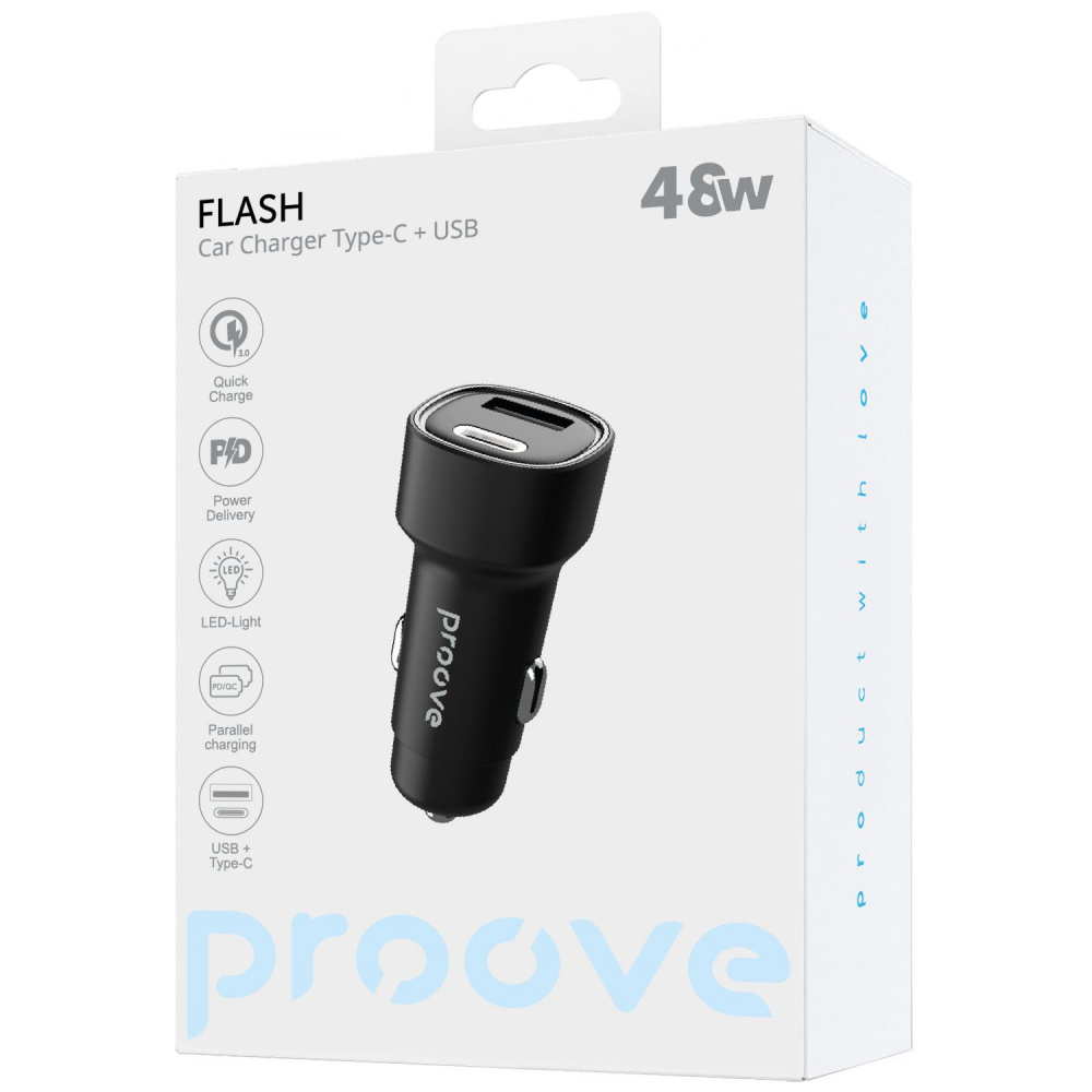 АЗП Proove Flash 48W (Type-C + USB) — Придбати в Україні - фото 1