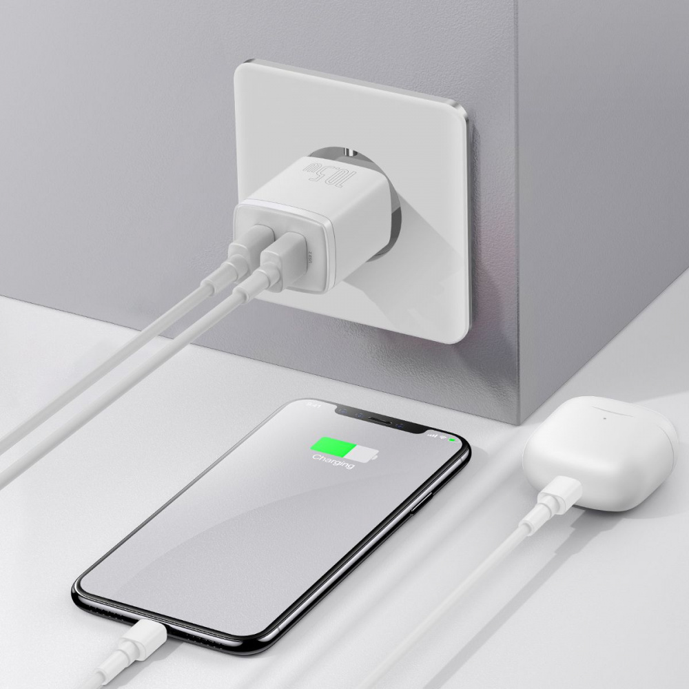 МЗП Baseus Compact 10,5W (2 USB) — Придбати в Україні - фото 1