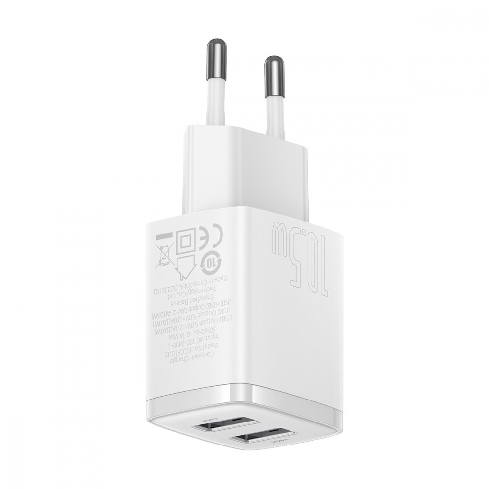МЗП Baseus Compact 10,5W (2 USB) — Придбати в Україні - фото 5