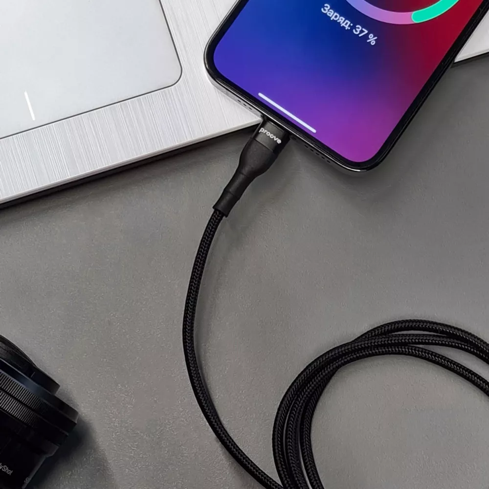 Кабель Proove Weft USB to Lightning 2.4A (1m) - фото 4