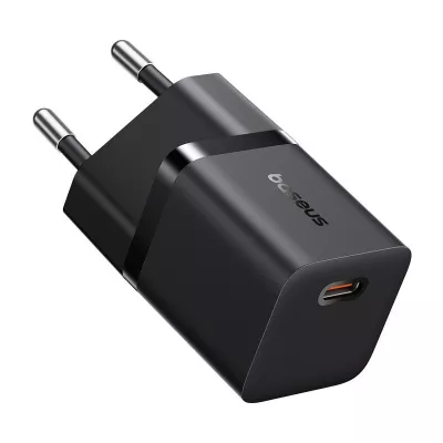 СЗУ Baseus GaN5 Mini Fast Charger Type-C 25W (З кабелем Type-C to Type-C 100W 1m) — Придбати в Україні