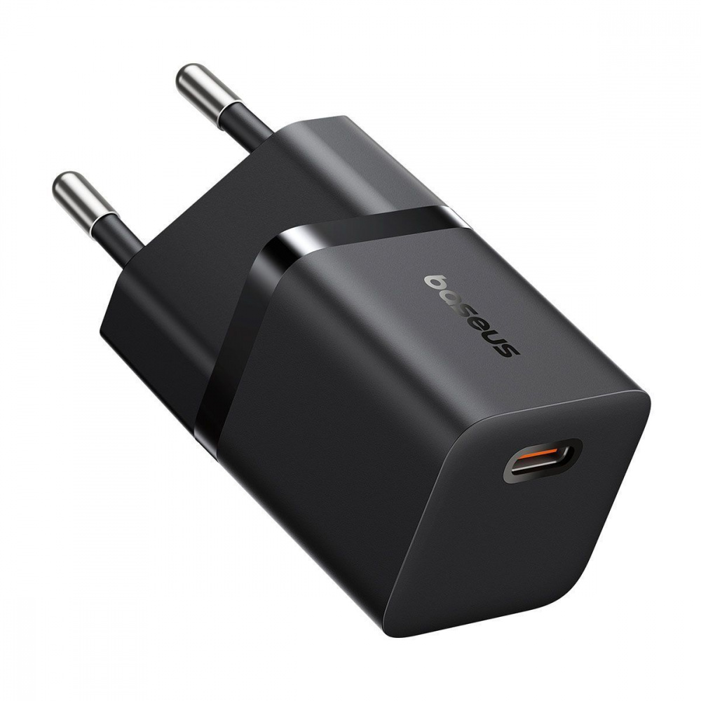 МЗП Baseus GaN5 Mini Fast Charger Type-C 25W (З кабелем Type-C to Type-C 100W 1m) — Придбати в Україні