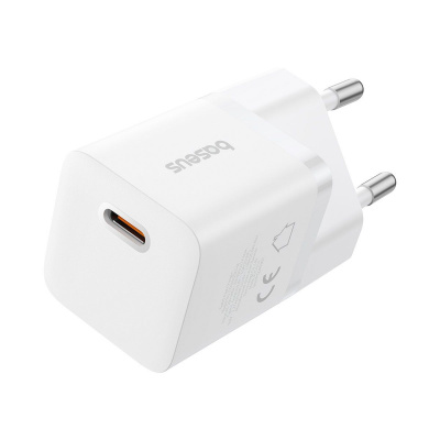 МЗП Baseus GaN5 Mini Fast Charger Type-C 25W (З кабелем Type-C to Type-C 100W 1m) — Придбати в Україні