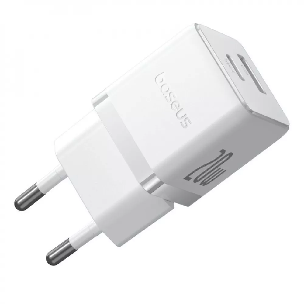 СЗУ Baseus Palm Fast Charger Type-C+USB 20W (With Cable Type-C to Type-C 60W 1m) - фото 13