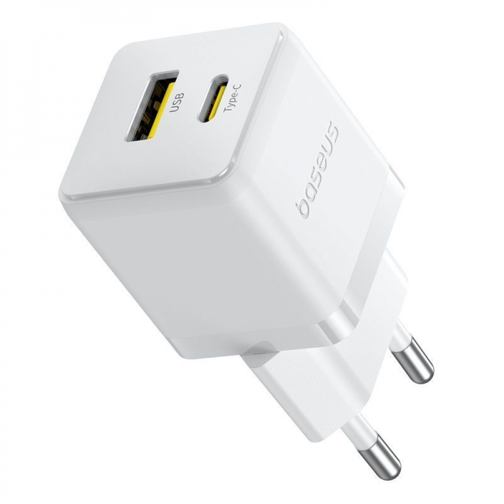 СЗУ Baseus Palm Fast Charger Type-C+USB 20W (With Cable Type-C to Type-C 60W 1m) - фото 14