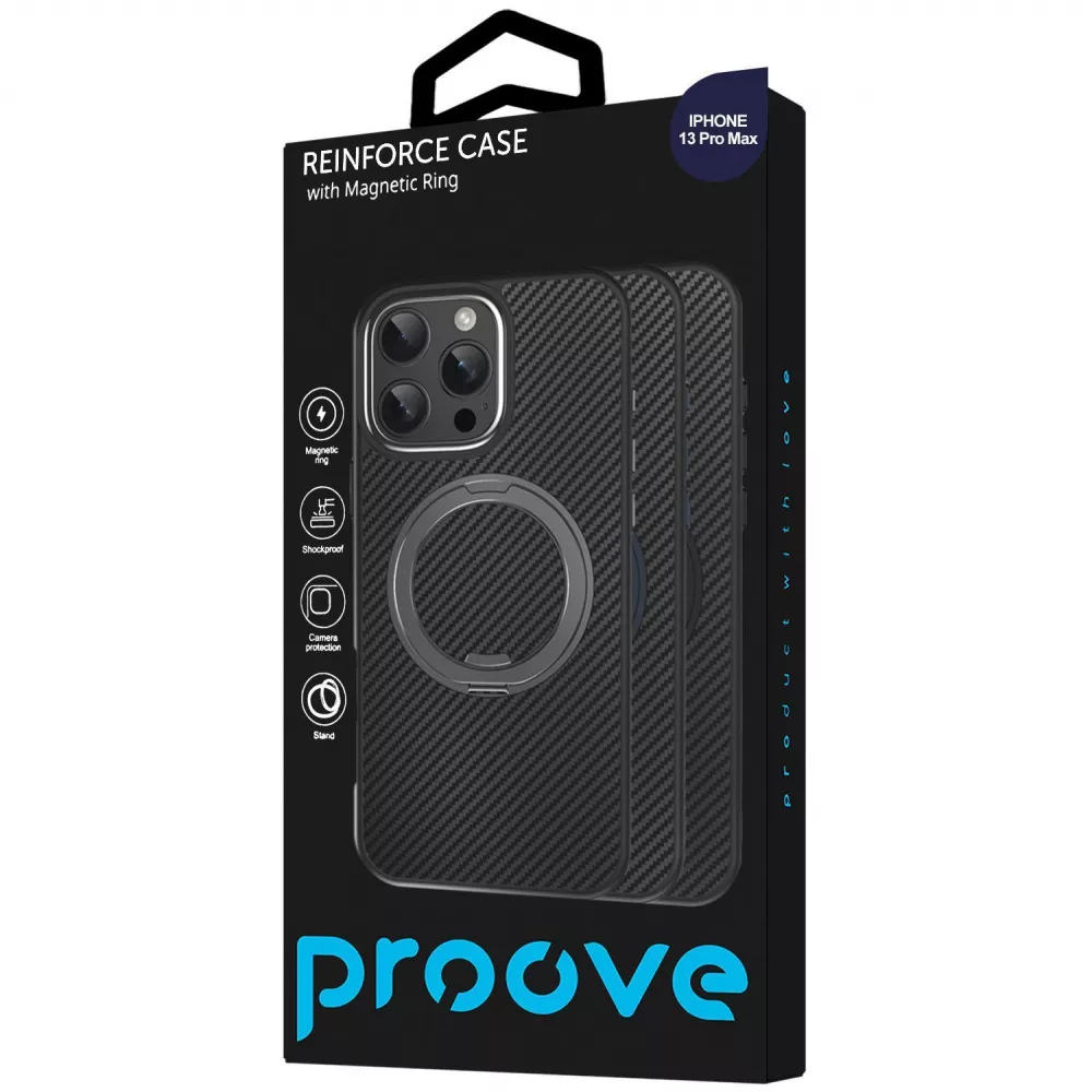 Чехол Proove Reinforce Case with Magnetic Ring iPhone 13 Pro Max - фото 1