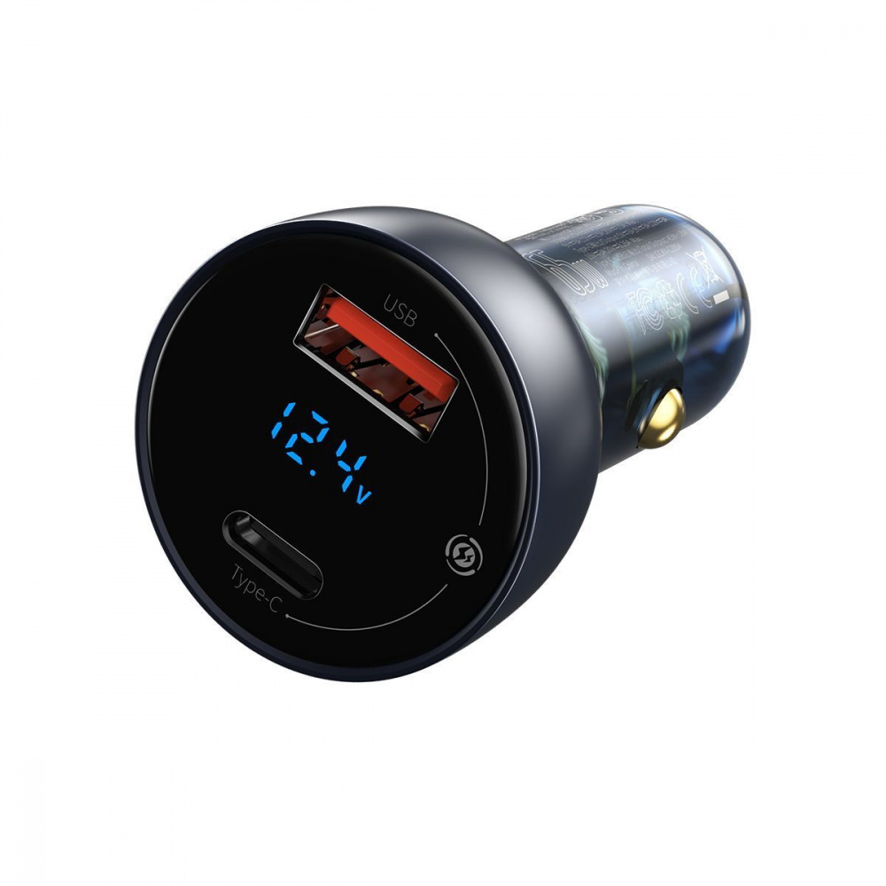 Car Charger Baseus Particular Digital Display PPS Dual Quick Charger 65W USB + Type-C - фото 6