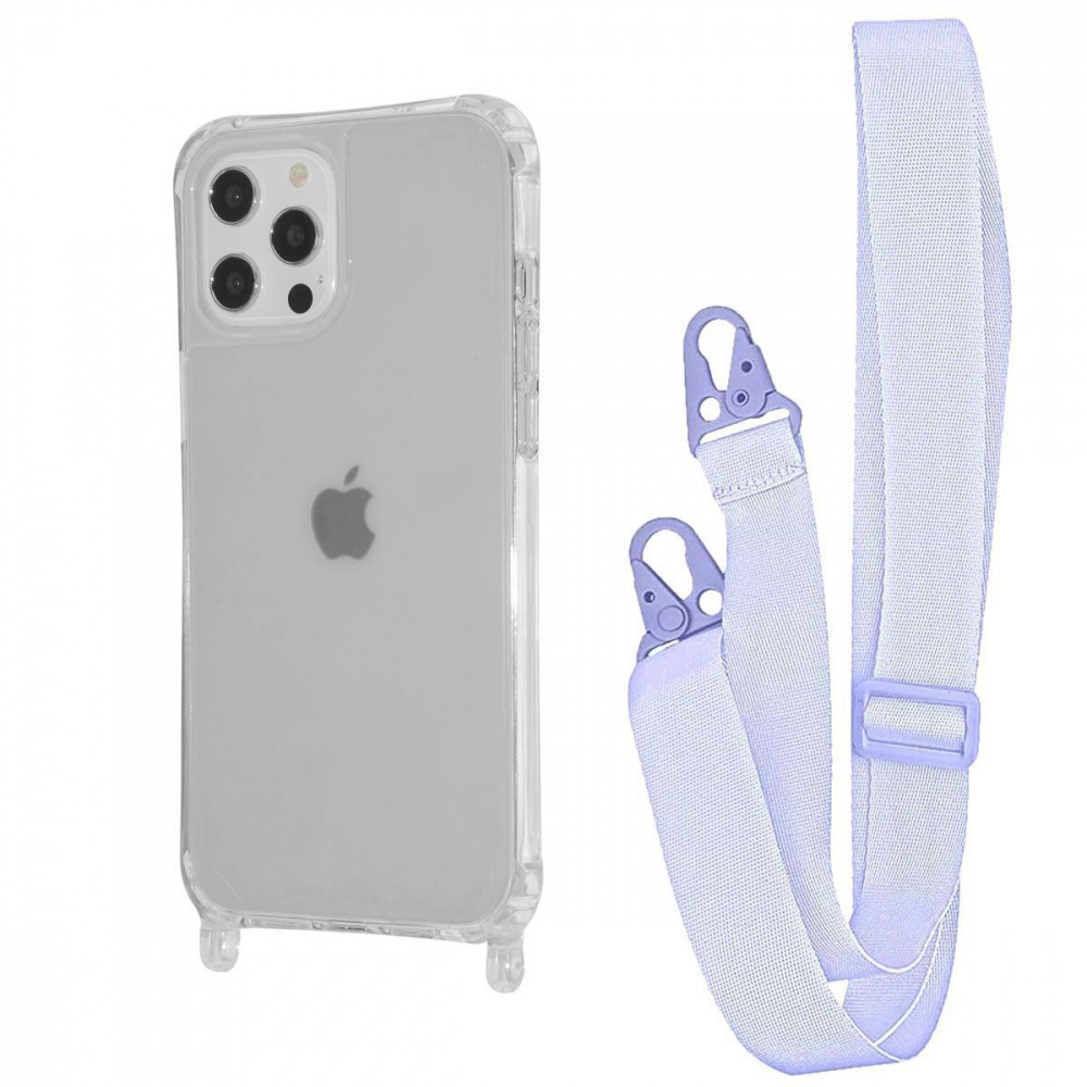 Чехол WAVE Clear Case with Strap iPhone 12 Pro Max - фото 14
