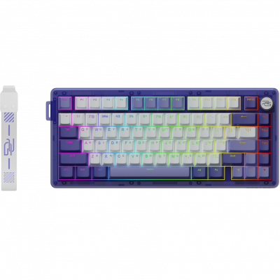 purple/white
