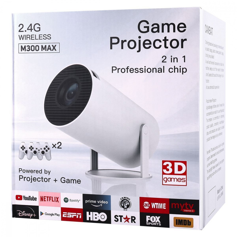 Портативний Ігровий Проектор M300Max — Придбати в Україні - фото 1