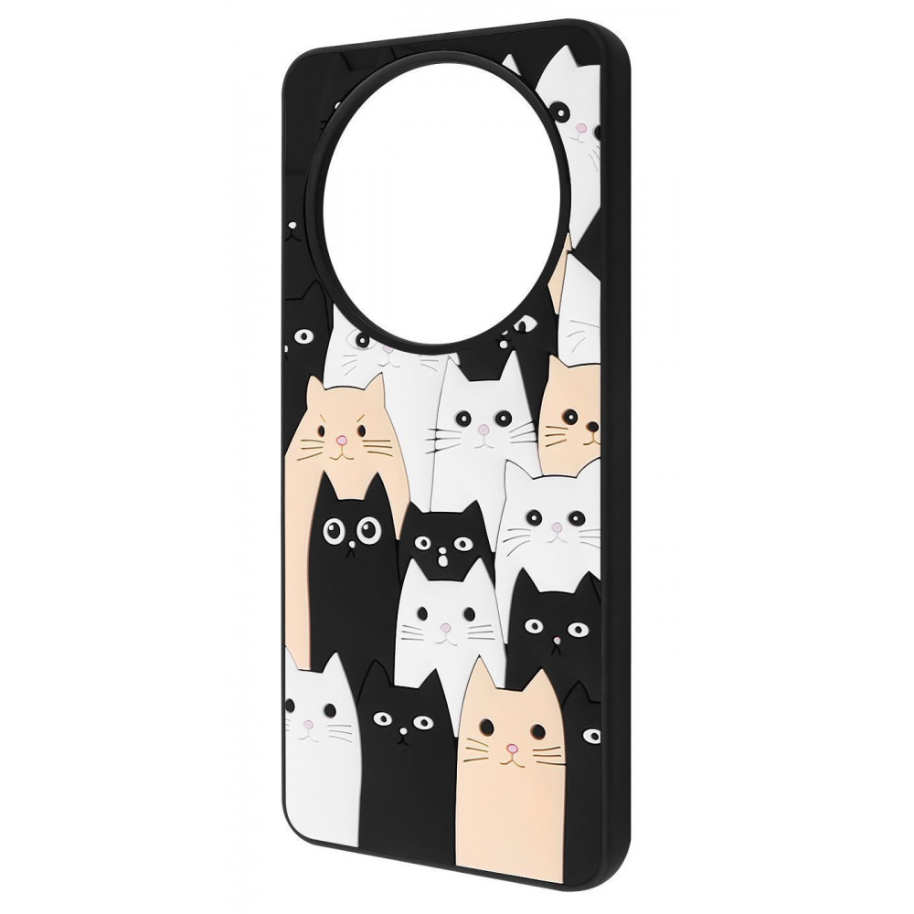 Чехол WAVE Doodle Case Xiaomi Redmi A3 cats на картинке №1