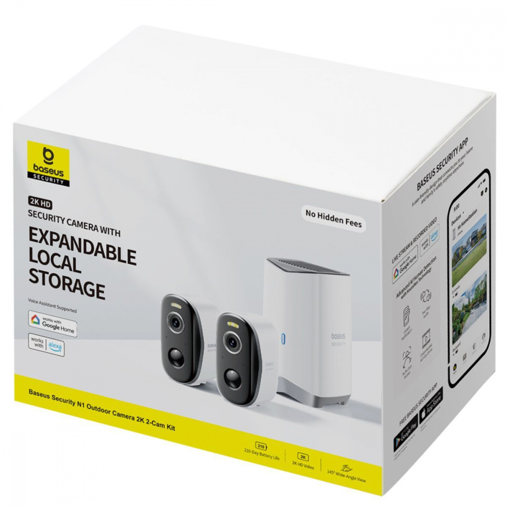 Набор камер Baseus 2K Security N1 Plus Outdoor (2pcs)