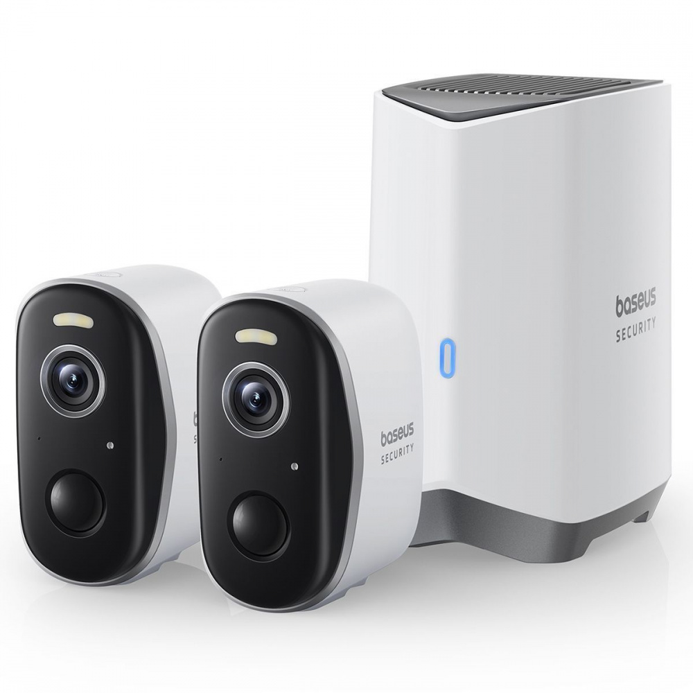Набор камер Baseus 2K Security N1 Plus Outdoor (2pcs) - фото 1