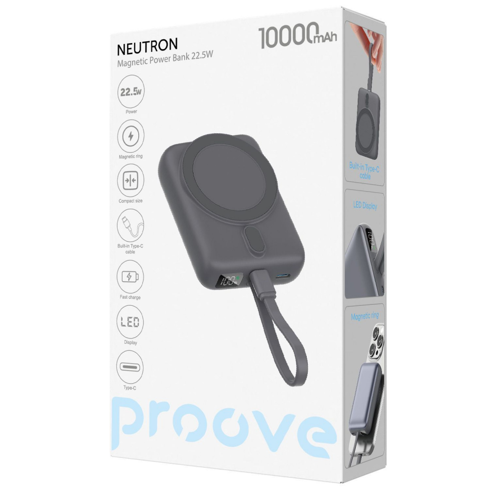 Портативна Батарея Proove Neutron 22.5W 10000mAh — Придбати в Україні - фото 1