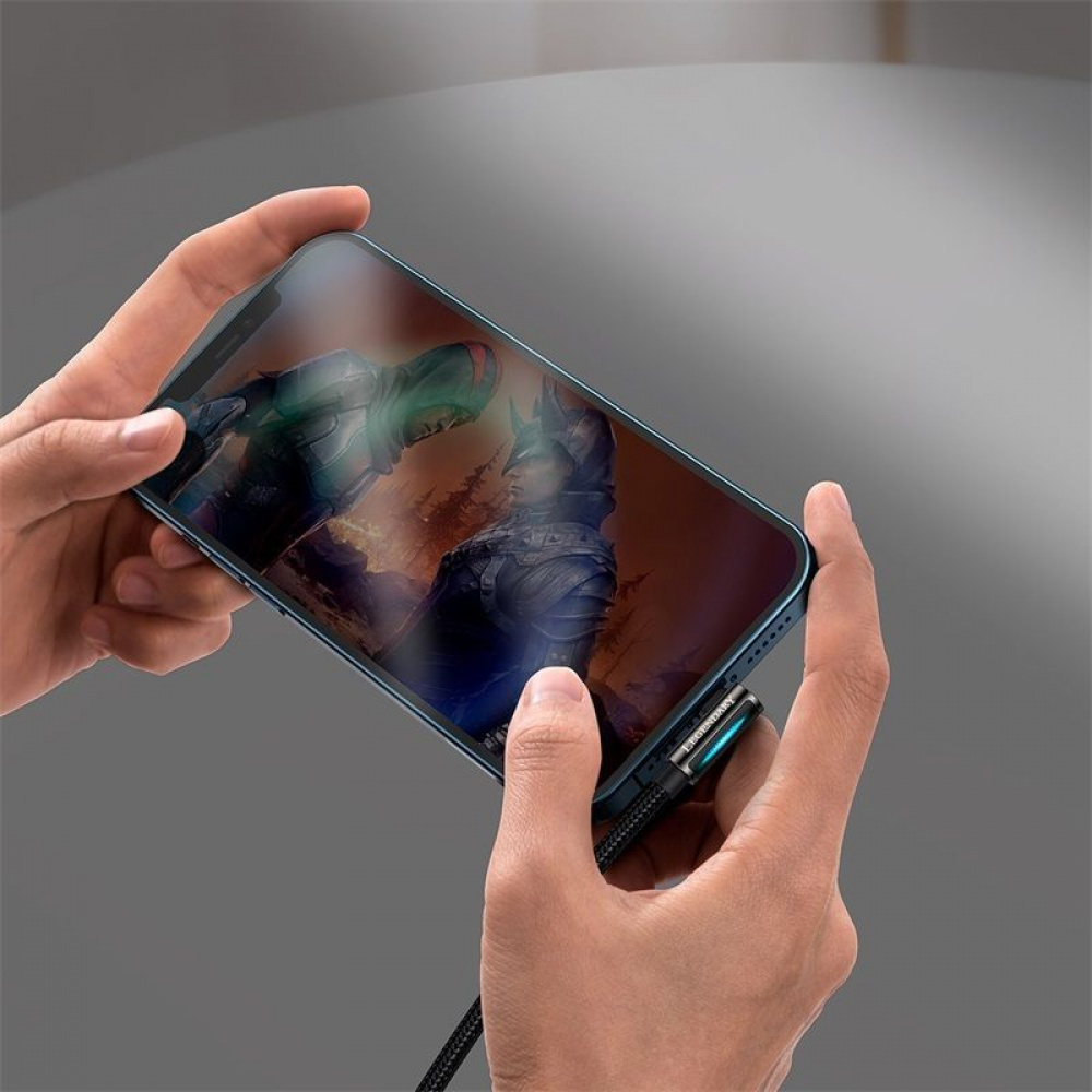 Кабель Baseus Legend Series Fast Charging Elbow Lightning 2.4A (1m) — Придбати в Україні - фото 1